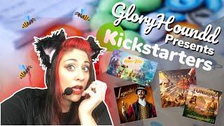 Kickstarter Board Games - Honey Buzz, Tungaru, Titans, and Legacies!