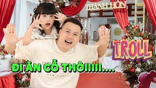 Troll Em MiMi Đi Ăn Cỗ Cưới Với Bố Hoàng Và Cái Kết | MiMi Family