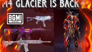 FINALLY M4 GLACIER IS BACK|| BGMI NEW X SUIT LEAKS|| BGMI UMP GLACIER BACK||