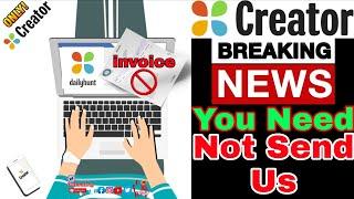 Dailyhunt Creator New update 2021 Creator Signed Invoice Big News Invoices Online Dailyhunt Payment