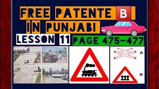 patente b in punjabi latest page 475-477 #patente #punjabi #italy