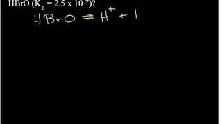 Strong vs. Weak - Acids and Bases; pH Calculations