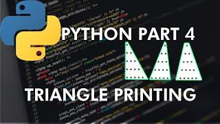 Python Tutorial Triangle Pattern Printing (tagalog)