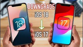 How to Remove/Uninstall iOS 18 | Downgrade iOS 18 to iOS 17 without Data Loss | Fix All iOS Bugs