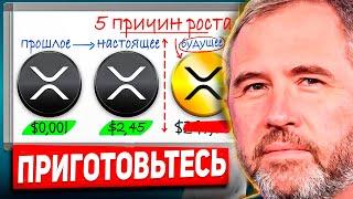  RIPPLE 5 ГЛАВНЫХ ПРИЧИН ПО КОТОРЫМ СТОИМОСТЬ XRP БУДЕТ 100$ В 2025 ГОДУ! ЭКСТРЕННЫЙ ПРОГНОЗ РИПЛ!