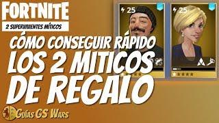 Cómo CONSEGUIR RÁPIDO los 2 MÍTICOS DE REGALO | FORTNITE