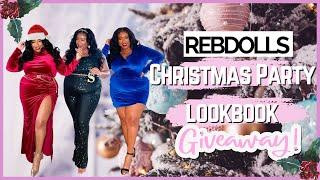 Christmas Party Lookbook ft Rebdolls & $500 Christmas Giveaway |Simply Sonja