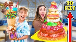 EATING the most GIGANTIC DESSERTS in the WORLD!!