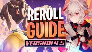 Reroll Guide - Genshin Impact 4.5