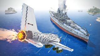 Planes attack Huge Battleship | Teardown