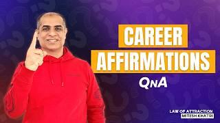 You WON'T BELIEVE How Law of Attraction Can Boost Your Career | Mitesh Khatri #lawofattraction