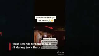 Video viral keranda terbang di Malang Jawa timur di teror lampor 