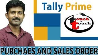 Purchase and Sales order Tally Prime