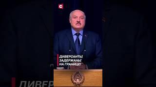 Диверсанты задержаны на границе! | Лукашенко раскрыл подробности контртеррористической операции!