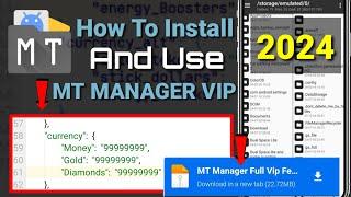 How To Install And Use MT MANAGER Vip No Root 2024