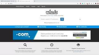 How to get details of any website  | Get The details of the website using Who is