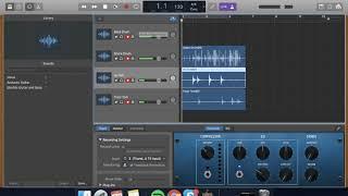 how to record live drums on garageband with macbook pro and audio interface by David R Esau