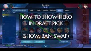 HOW TO SHOW HERO IN DRAFT PICK 2020 | UPDATED!