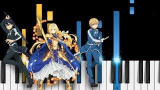 Sword Art Online: Alicization OP - "ADAMAS" - Easy Piano Tutorial