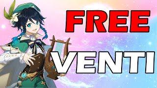 EASIEST WAYS TO GET VENTI FOR FREE | Genshin Impact Primogems Guide