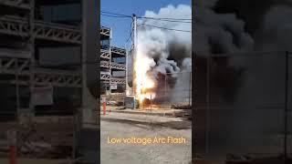 Short circuit Arc flash #shortfeed#shortcircuit #shortsvideo#electrical #viralshort#ytshorts#ytviral