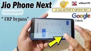 Jio Phone NXT  LS1542QWN Unlock, frp bypass without PC  100% working & easy method#Jiophonenext