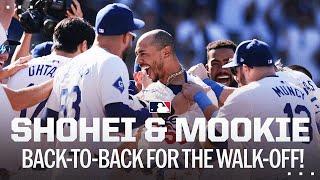 CRAZY DODGERS WALK-OFF! Shohei Ohtani & Mookie Betts HIT BACK-TO-BACK HOME RUNS to walk it off!