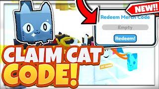 How To REDEEM The CAT PLUSHIE CODE For The *HUGE CAT* In Roblox Pet Simulator X!