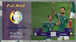 PES 2018 | Mexico vs Colombia | Copa America: Group B-Matchday 3 | Gembox Patch 2021 | PS3