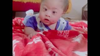 Baby kei with DS trying to CRAWL