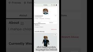How to get a roblox account deleted in less than a minute #shorts #fyp #roblox #trending #viral