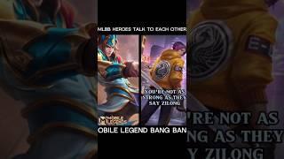 Pahlawan Mlbb Bicara satu sama lain #mlbb #shorts #mobilelegend #ml