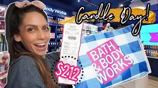 HUGE BATH AND BODY WORKS CANDLE DAY SALE HAUL