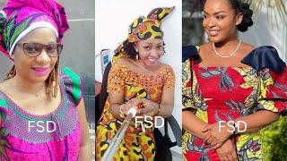 Ankara Wax Print Dress for Beautiful Ladies| Trendy Ankara Short Gown Styles | Ankara Long Gown