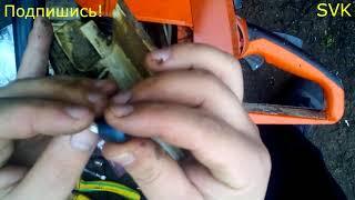 Замена шнура стартера STIHL 021 023