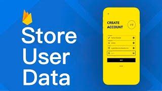 Flutter Firebase Store User Data