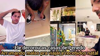 Lucas Guimarães mostra decorações que fez na casa de Penedo e Carlinhos Maia salva lagartixa