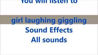 girl laughing giggling Sound Effects All sounds