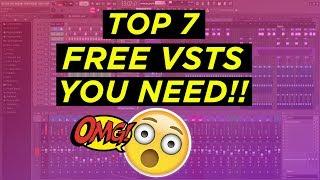 7 FREE VSTS YOU NEED !! 2019 | PLUGINS THAT ARE FREE | DL LINKS BELOW