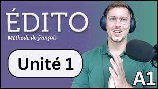 Édito A1 : Unit 1 (Beginner Full French class)