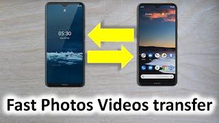 How to transfer photos from android to android | Fast transfer of photos videos | Files by Google