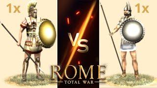 Can Armoured Hoplites Beat Silver Shield Pikemen in OG Rome: Total War?