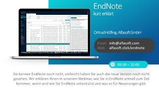 EndNote - kurz erklärt