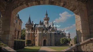 I need to know - Melissa Lyons & Alessandro Juliani