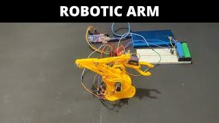 ROBOTIC ARM - USING ARDUINO