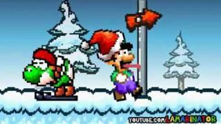 Luigi gets his tounge stuck on a pole