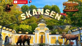 SKANSEN | World’s Oldest Open-Air Museum | Stockholm Walking Tour(Full Tour)| Sweden