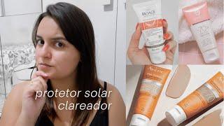 Protetor solar clareador de manchas e melasma | Anasol, Avene e Bioage