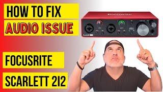 How to Fix Audio Issue (Mono) (Left or Right only) using Scarlett 2i2 Focusrite USB Interface