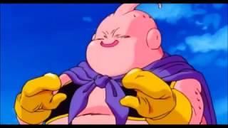 DBZ-Buu turns all the people in the city into candy and EATS them